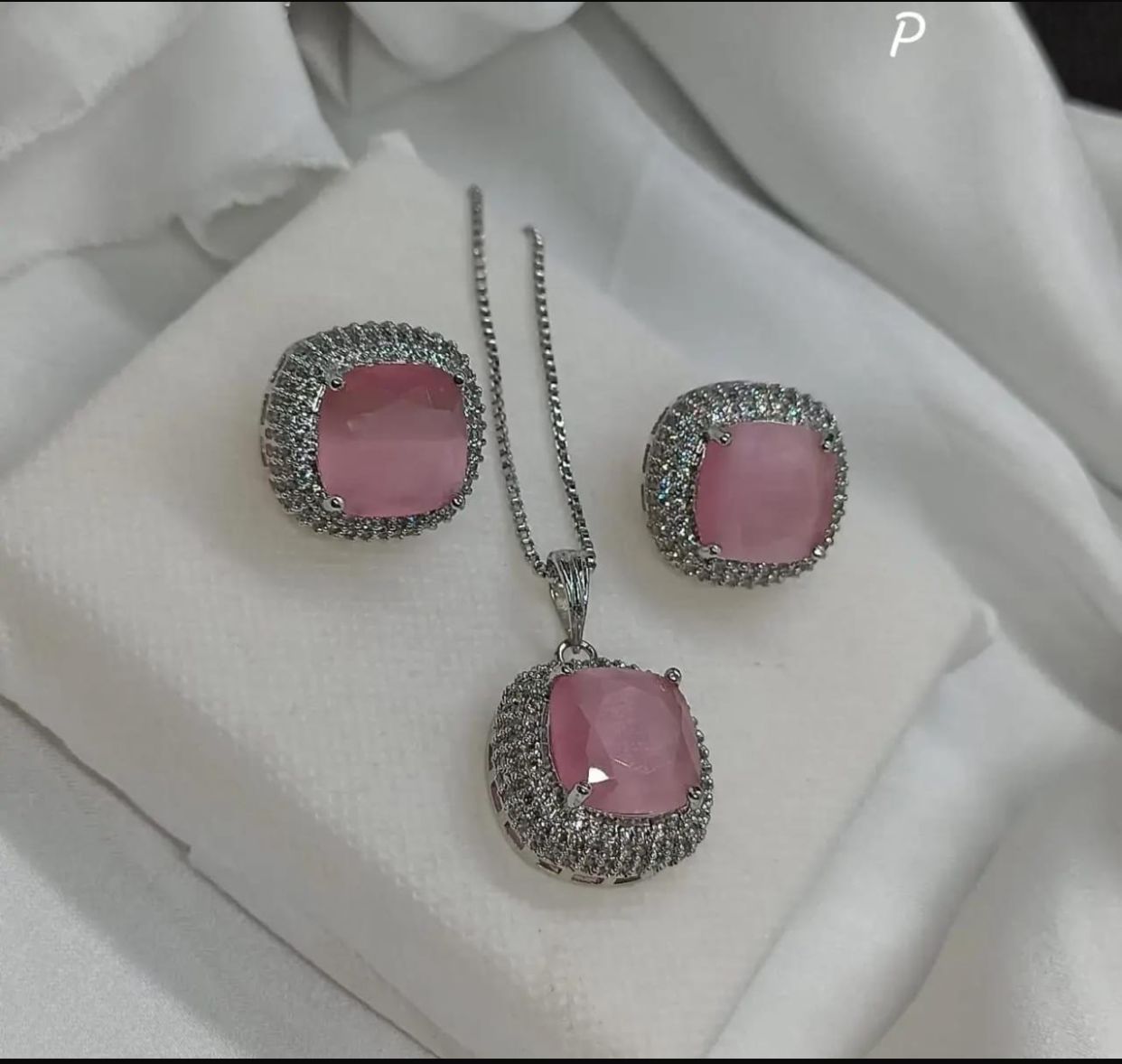 Black Crystal Jewelry Set for Women | Necklace & Earrings | AAS Collection